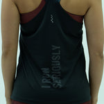 CAMISETARUNNING MANGA SISA STROBE NEGRO PARA MUJER