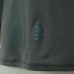 CAMISETA RUNNING MANGA SISA PACELINE GRIS PARA HOMBRE