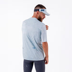 CAMISETA RUNNING MANGA CORTA PRO 405 AZUL CLARO PARA HOMBRE
