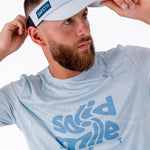 CAMISETA RUNNING MANGA CORTA PRO 405 AZUL CLARO PARA HOMBRE