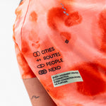 CAMISETA RUNNING MANGA CORTATIDE SALMON PARA MUJER