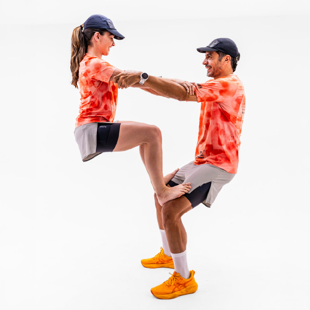 CAMISETA RUNNING MANGA CORTA TIDE SALMON PARA HOMBRE