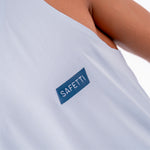 CAMISETA RUNNING MANGA SISA LEVIT AZUL CLARO PARA HOMBRE