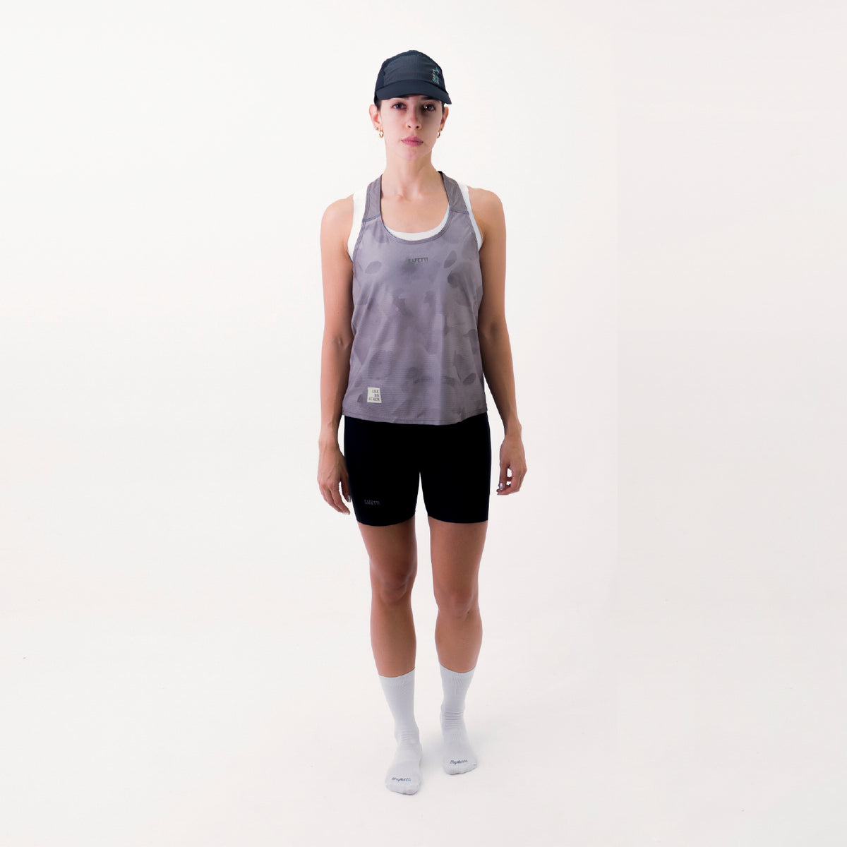 CAMISETA RUNNING MANGA SISA COLMOTION CAFE CLARO PARA MUJER