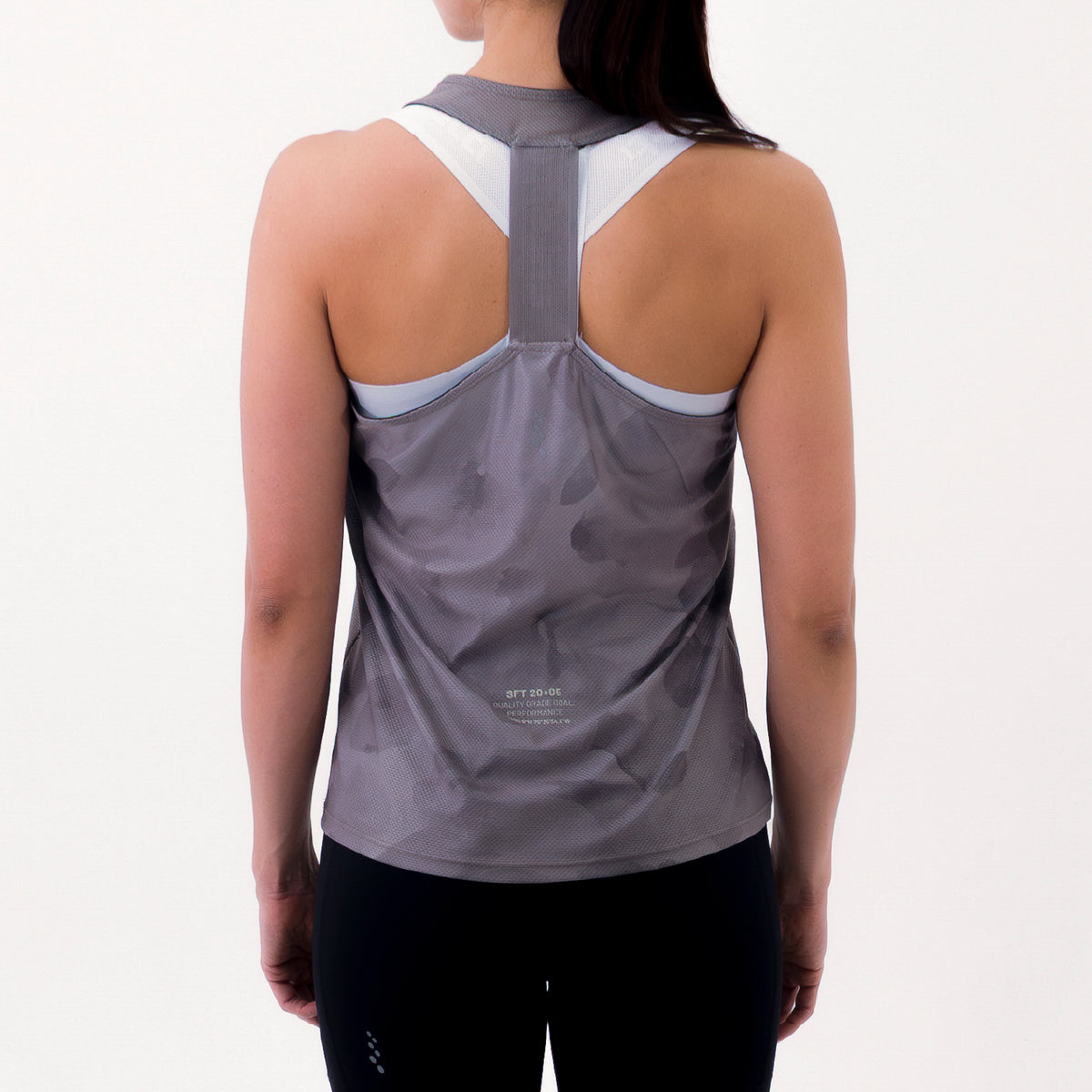 CAMISETA RUNNING MANGA SISA COLMOTION CAFE CLARO PARA MUJER