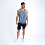 CAMISETA RUNNING MANGA SISA ENGRAVED BLUE PARA HOMBRE