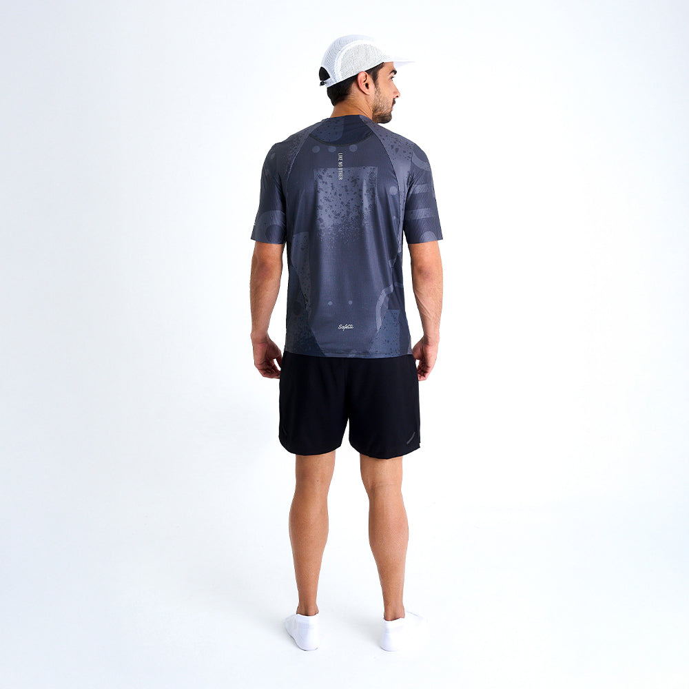 CAMISETA RUNNING/PADEL MANGA CORTA BLUEBERRYPARA HOMBRE