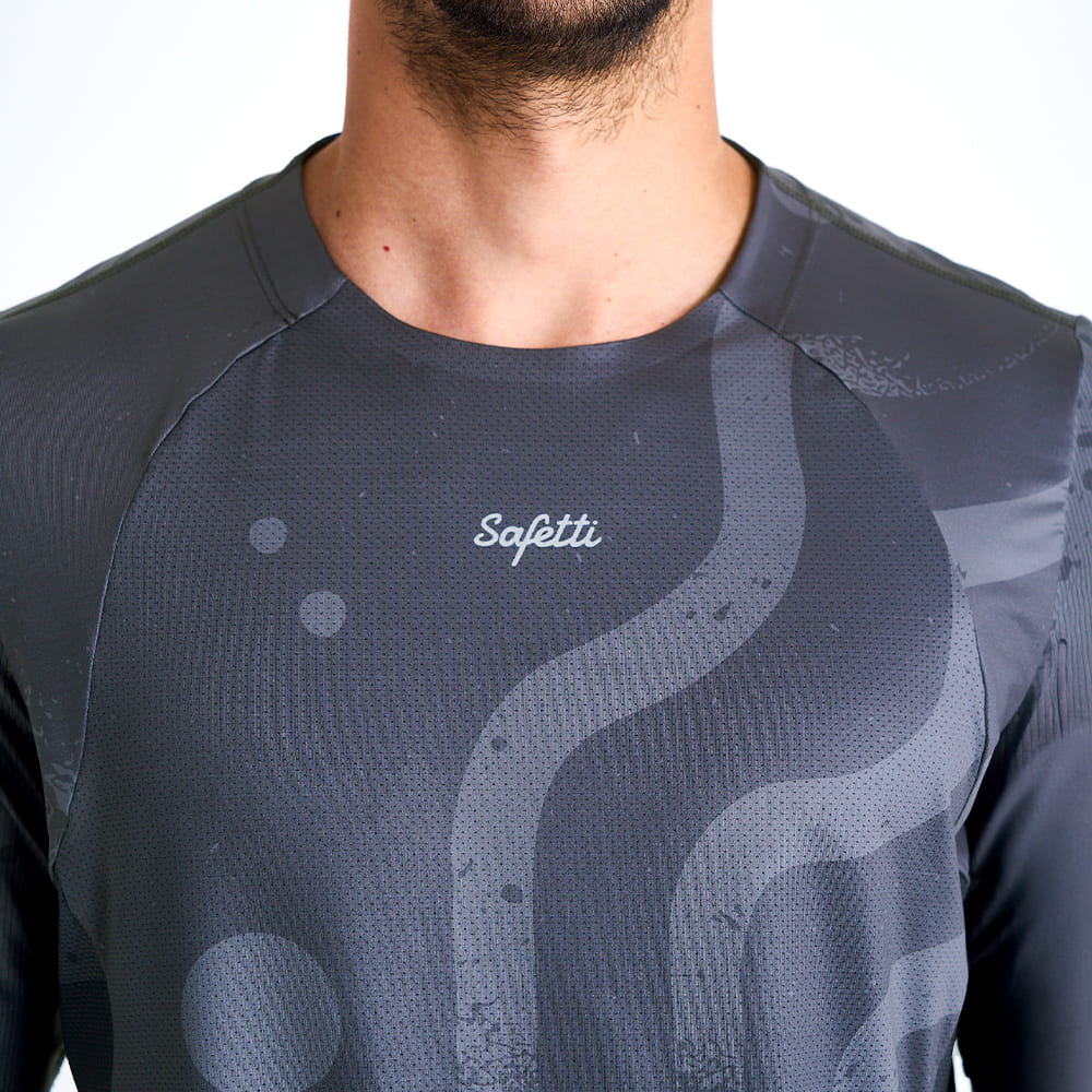 CAMISETA RUNNING/PADEL MANGA CORTA BLUEBERRYPARA HOMBRE