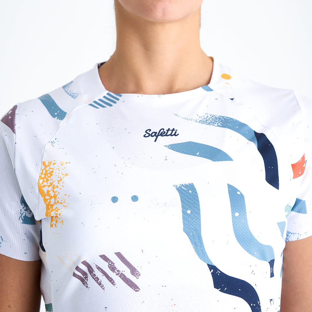 CAMISETA RUNNING/PADEL MANGA CORTA ROOTEDPARA MUJER