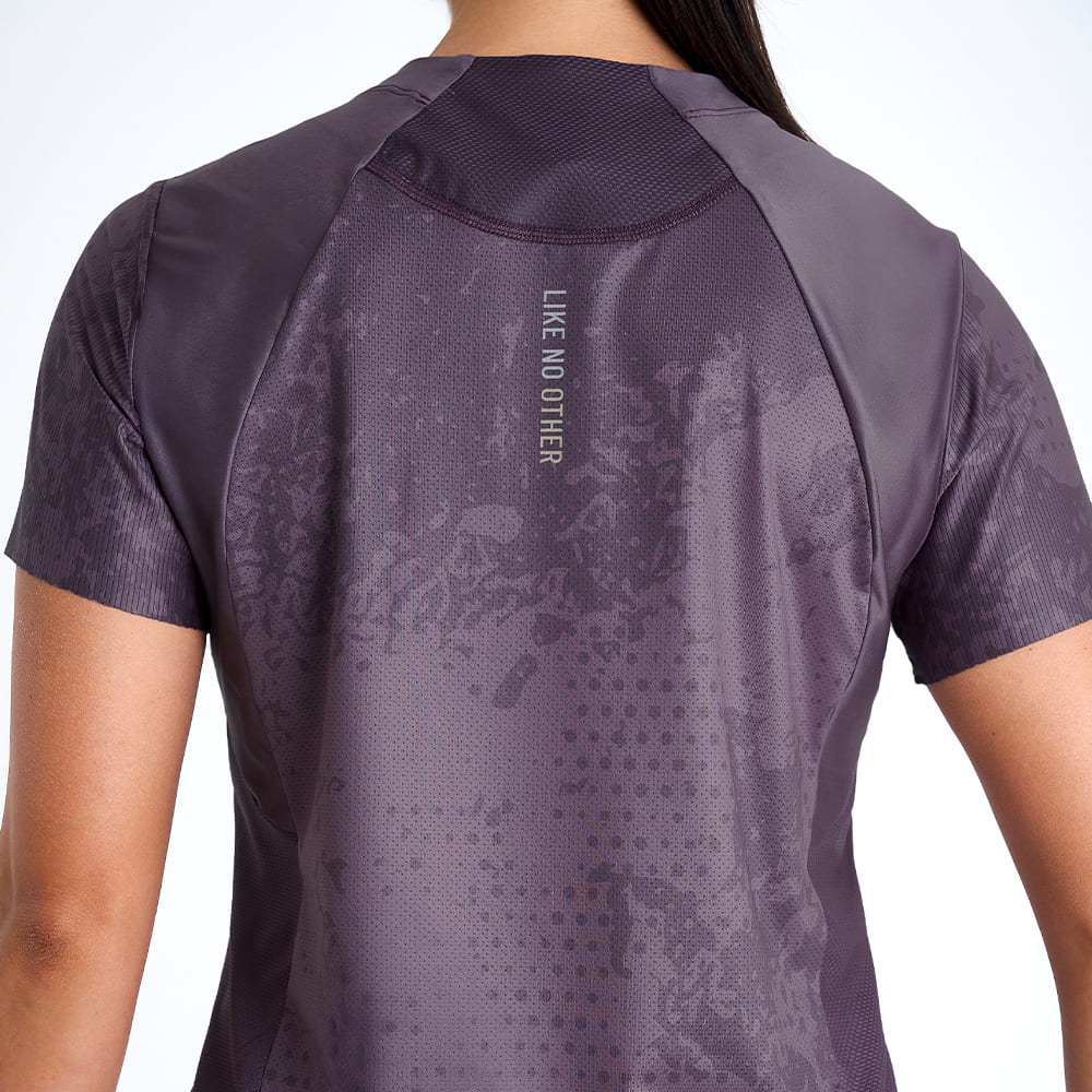 CAMISETA RUNNING/PADEL MANGA CORTA CORELIGHT PURPLE PARA MUJER