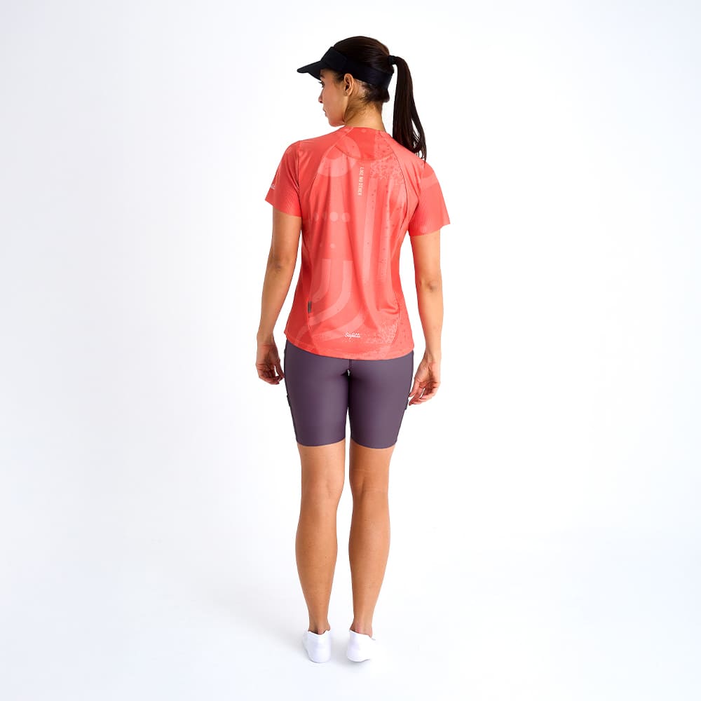 CAMISETA RUNNING/PADEL MANGA CORTA CORALPARA MUJER