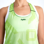 CAMISETA RUNNING MANGA SISA ENGRAVED YELLOW PARA MUJER