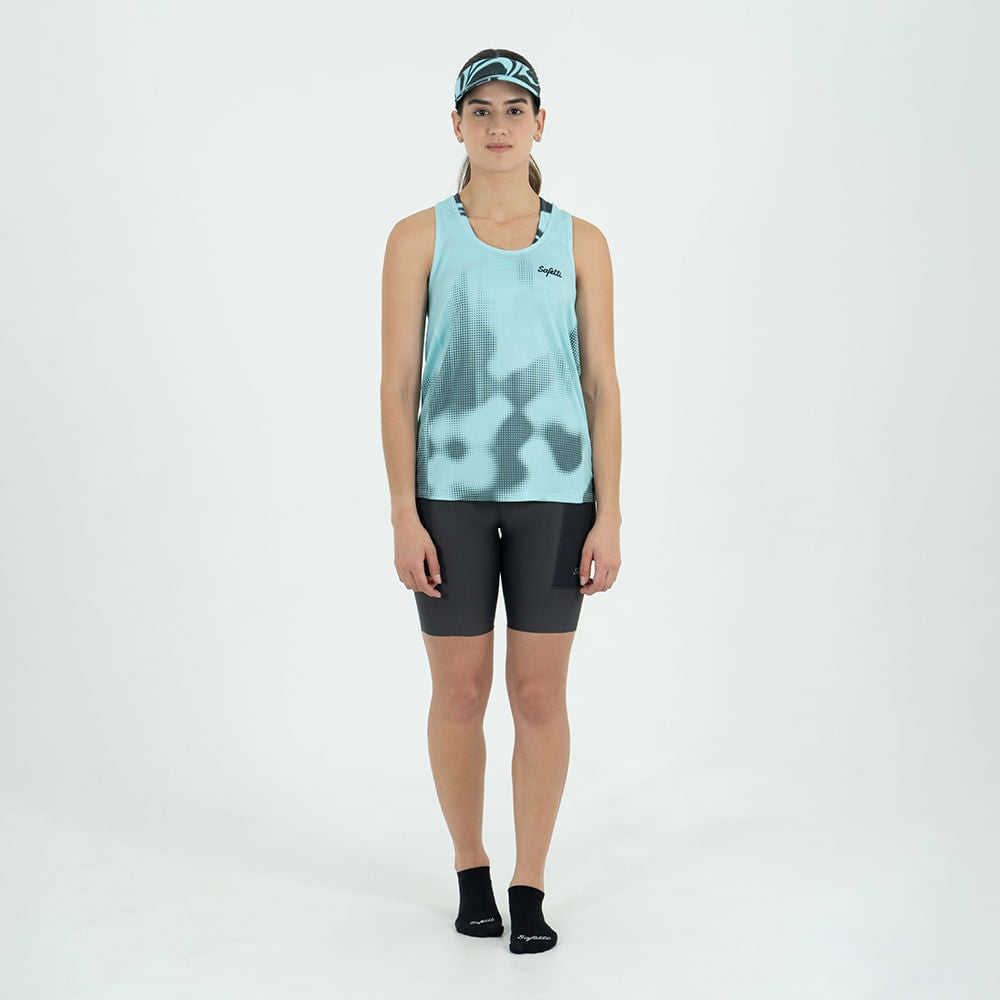 CAMISETA RUNNING MANGA SISA DIFFUSE MINT PARA MUJER