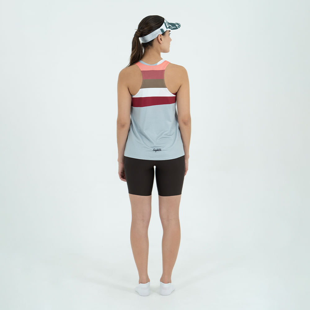 CAMISETA RUNNING MANGA SISA RETROCHIC PARA MUJER