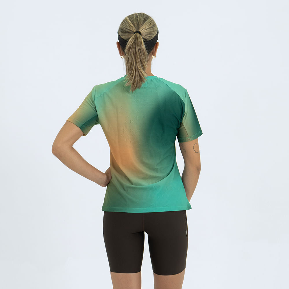 CAMISETA RUNNING MANGA CORTA SPAZIO PARA MUJER