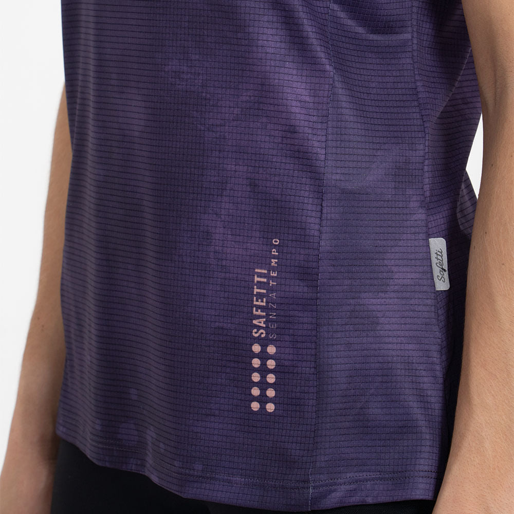 CAMISETA RUNNING MANGA CORTA SICILIA MOISTURE GRAPE PARA MUJER