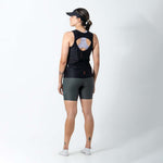 CAMISETA RUNNING MANGA SISA SWIFTDRY NERO PARA MUJER