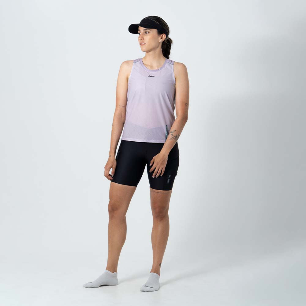 CAMISETA RUNNING MANGA SISA SWIFTDRY LILA PARA MUJER