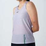 CAMISETA RUNNING MANGA SISA SWIFTDRY LILA PARA MUJER