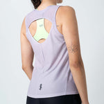CAMISETA RUNNING MANGA SISA SWIFTDRY LILA PARA MUJER