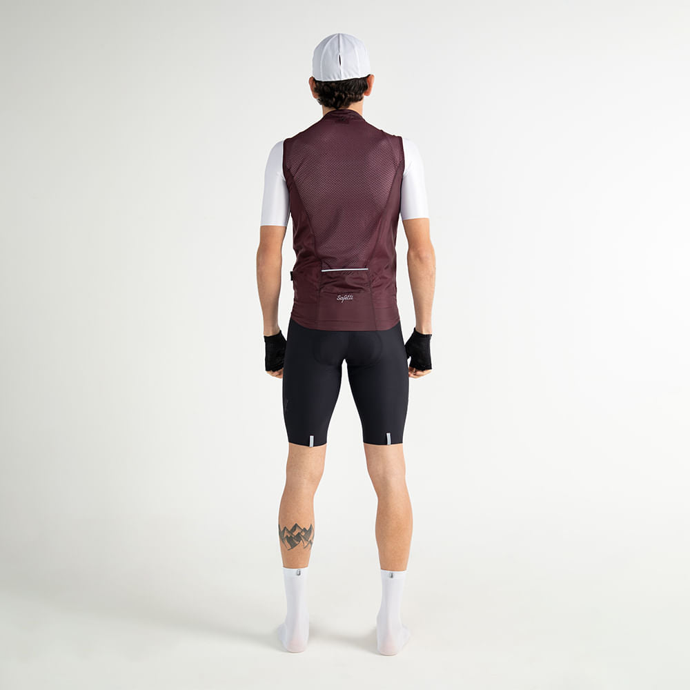 CHALECO CICLISMO TIVOLI VINO PARA HOMBRE