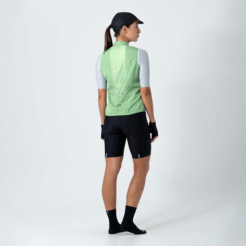 CHALECO CICLISMO NAPOLI 2.0 PISTACHIO PARA MUJER