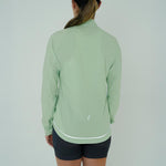 CHAQUETA RUNNING AQUALITE VERDE CLARO PARA MUJER