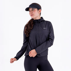 CHAQUETA RUNNING MOVA BLACK PARA MUJER