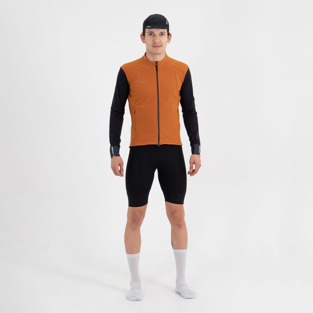 CHAQUETA CICLISMO THERMALTECH ORANGE UNISEX