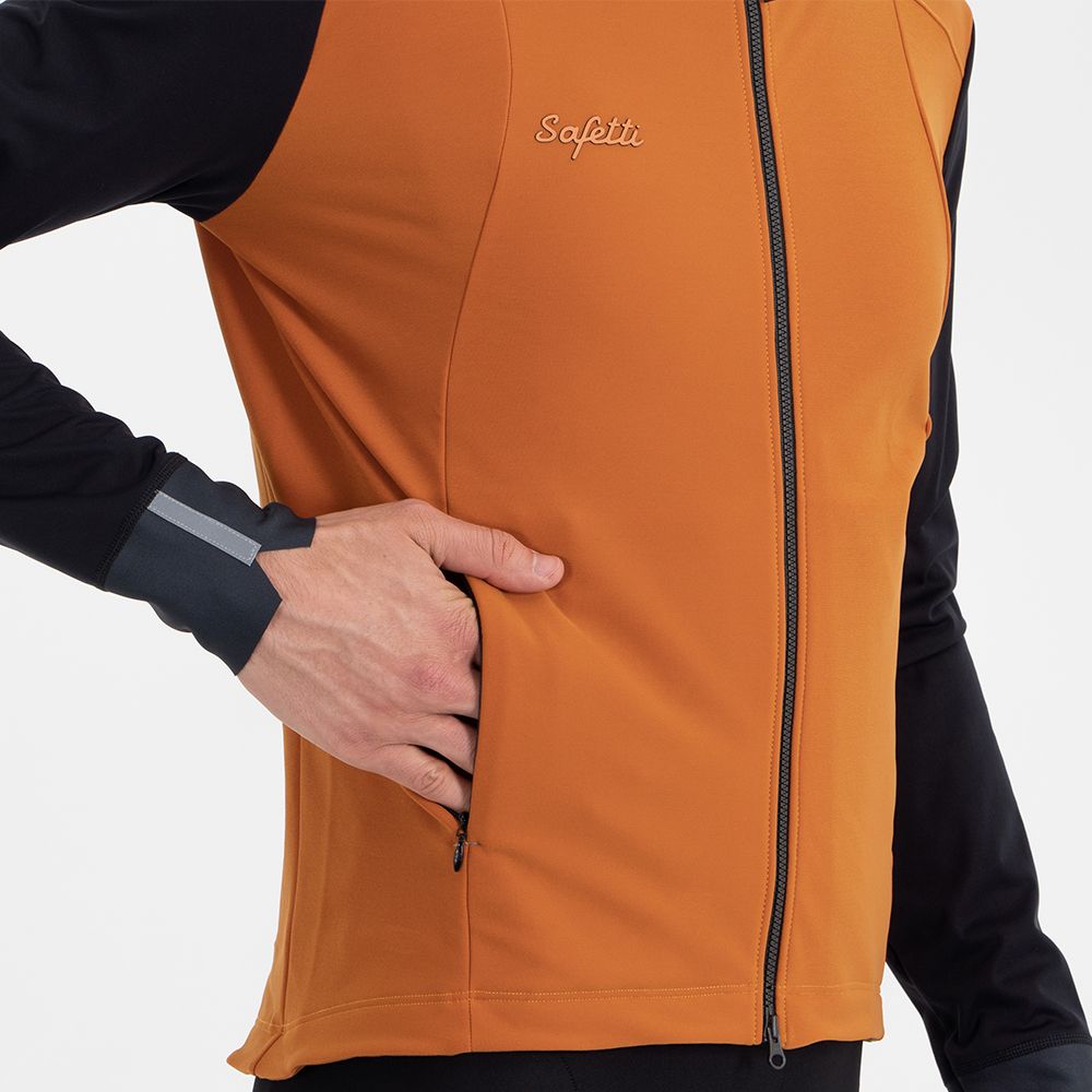 CHAQUETA CICLISMO THERMALTECH ORANGE UNISEX