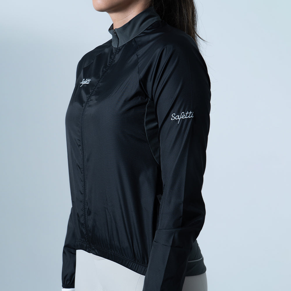 CHAQUETA CICLISMO AQUALITE GRIS PARA MUJER