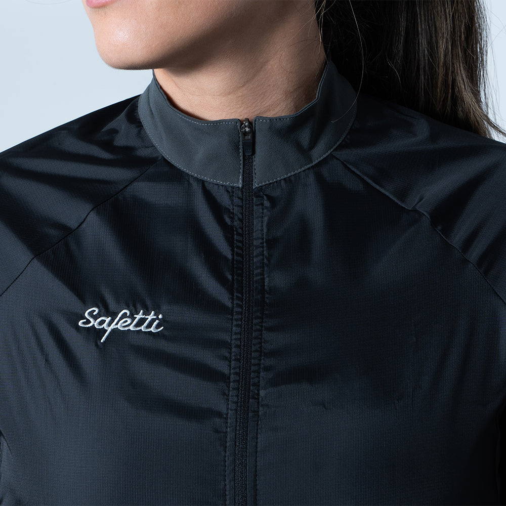 CHAQUETA CICLISMO AQUALITE GRIS PARA MUJER