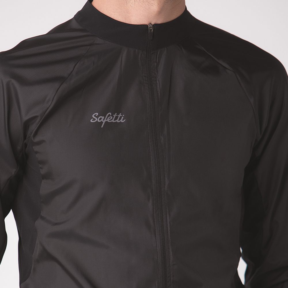 CHAQUETA CICLISMO AQUALITE NERO PARA HOMBRE