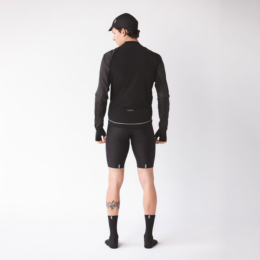 CHAQUETA CICLISMO AQUALITE NERO PARA HOMBRE