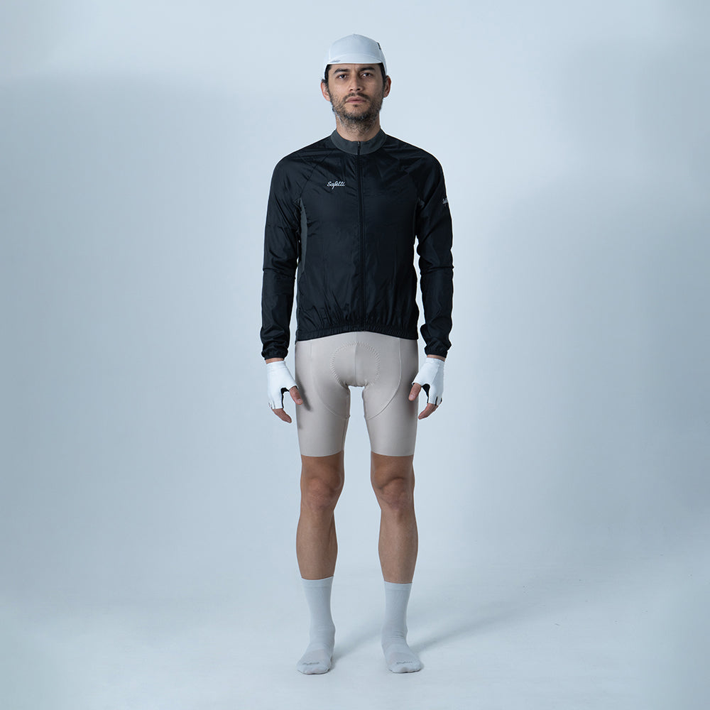 CHAQUETA CICLISMO AQUALITE GRIS PARA HOMBRE