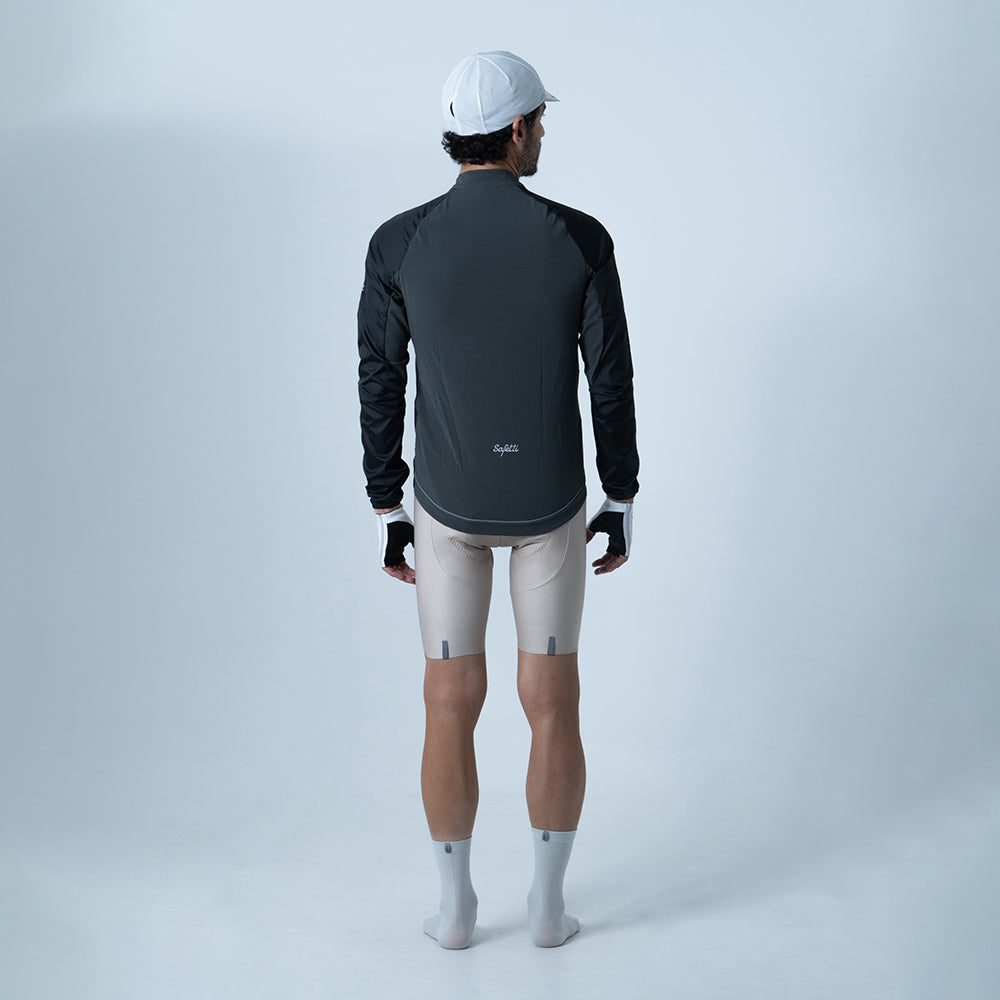 CHAQUETA CICLISMO AQUALITE GRIS PARA HOMBRE