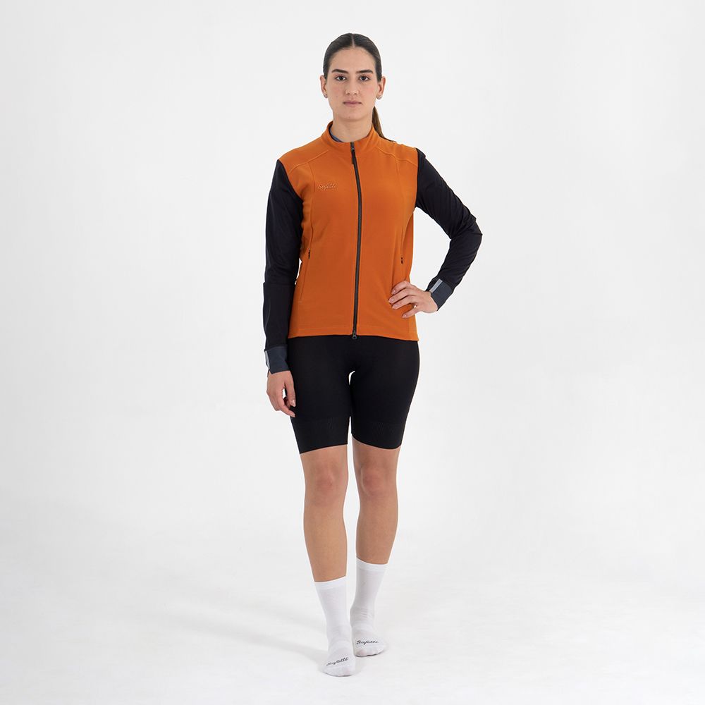 CHAQUETA CICLISMO THERMALTECH ORANGE UNISEX