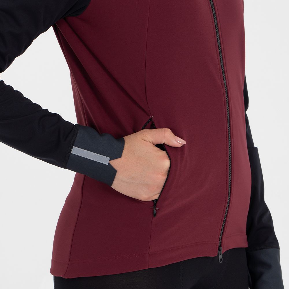 CHAQUETA CICLISMO THERMALTECH WINE UNISEX