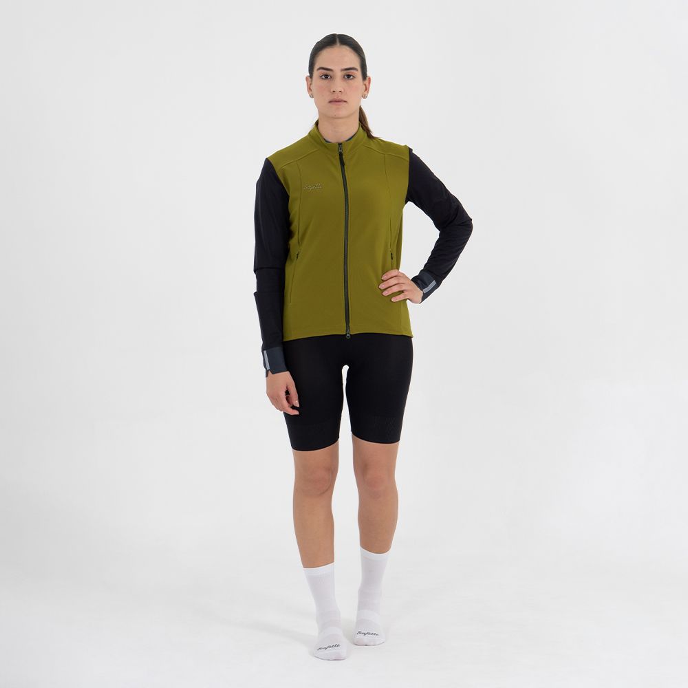 CHAQUETA CICLISMO THERMALTECH OLIVE UNISEX