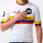 CAMISA CICLISMO MANGA CORTA COLOMBIA COCHISE 70 PARA HOMBRE