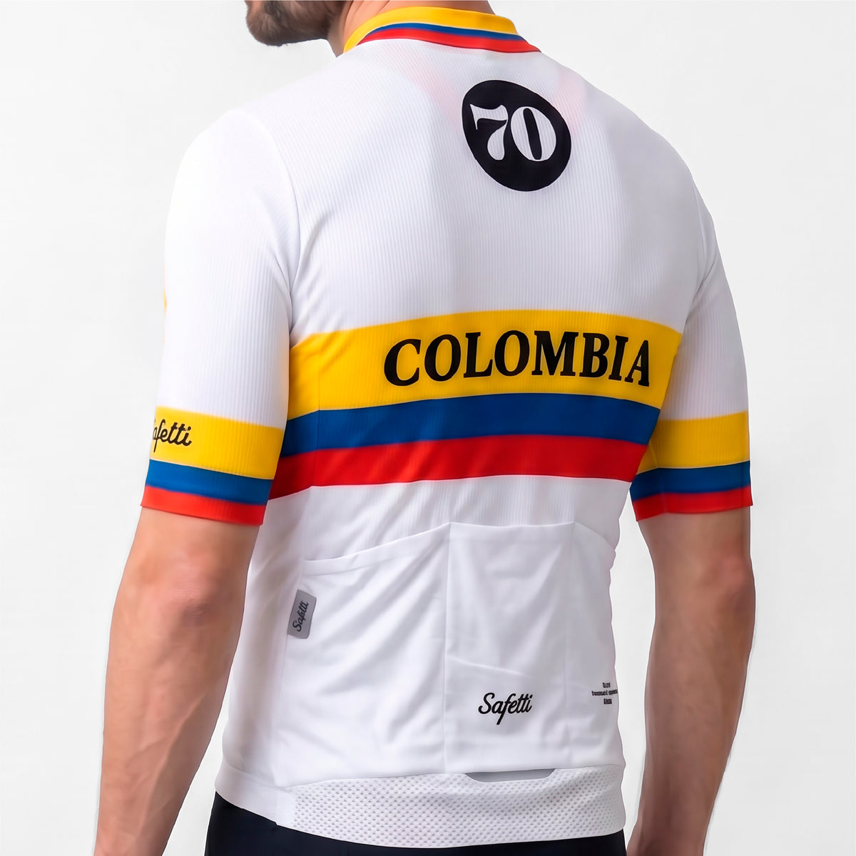 CAMISA CICLISMO MANGA CORTA COLOMBIA COCHISE 70 PARA HOMBRE