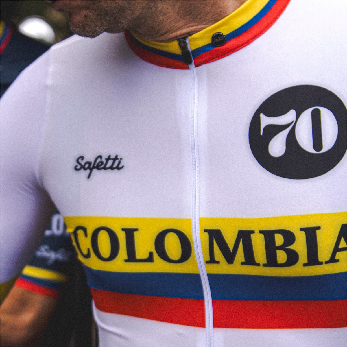 CAMISA CICLISMO MANGA CORTA COLOMBIA COCHISE 70 PARA HOMBRE