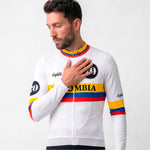 CAMISA CICLISMO MANGA LARGA COLOMBIA COCHISE 70 PARA HOMBRE
