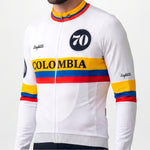CAMISA CICLISMO MANGA LARGA COLOMBIA COCHISE 70 PARA HOMBRE