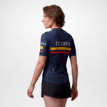 CAMISETA RUNNING MANGA CORTA COLOMBIA CLASSIC PARA MUJER