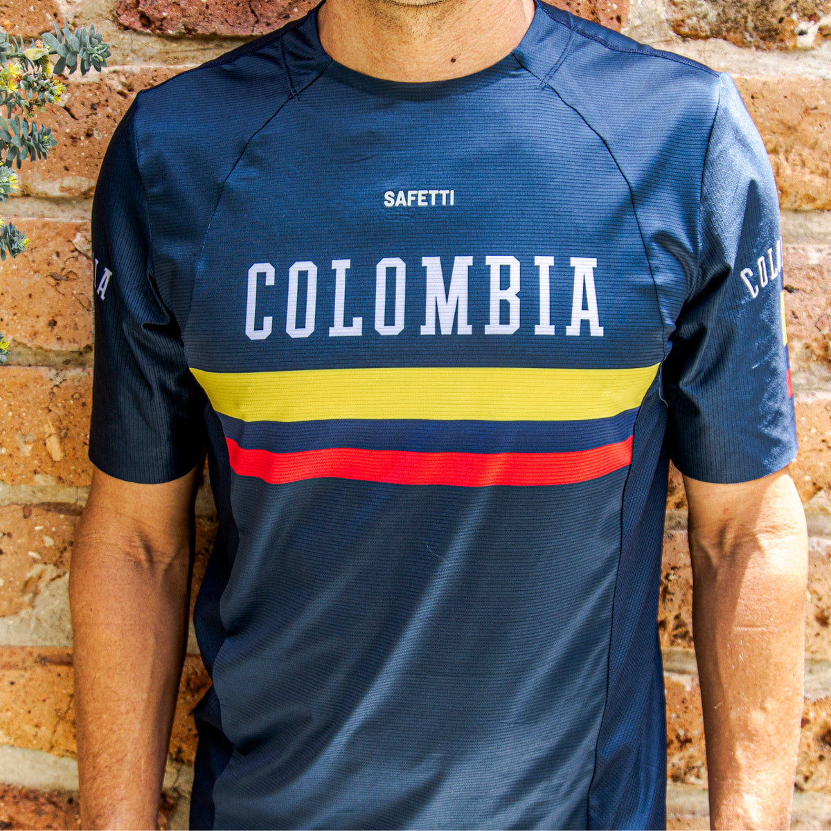 CAMISETA RUNNING MANGA CORTA COLOMBIA CLASSIC PARA HOMBRE