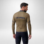 CAMISA CICLISMO MANGA LARGA COLOMBIA DORO 26 PARA HOMBRE