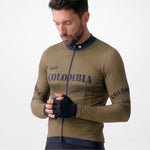 CAMISA CICLISMO MANGA LARGA COLOMBIA DORO 26 PARA HOMBRE