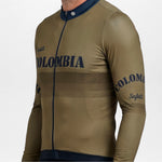 CAMISA CICLISMO MANGA LARGA COLOMBIA DORO 26 PARA HOMBRE