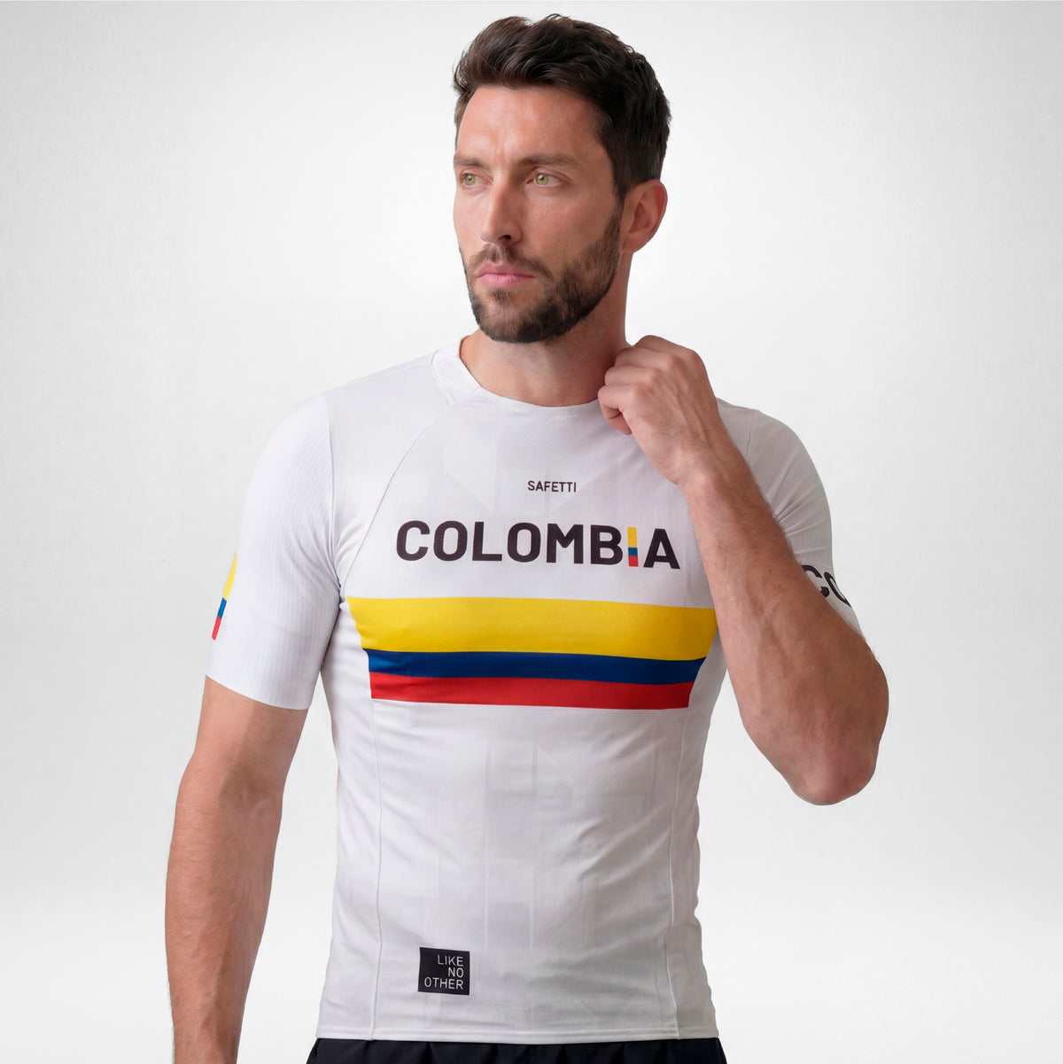 CAMISETA RUNNING MANGA CORTA COLOMBIA LANDS PARA HOMBRE